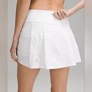 lululemon Women's Pace Rival Mid-Rise Skirt White Sz 6